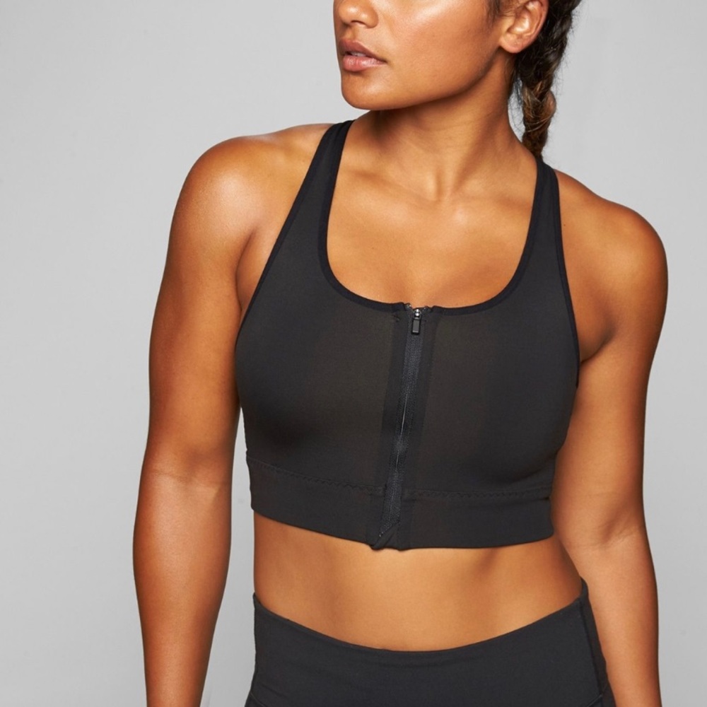Athleta zip up sport bra